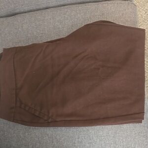 Ashley Stewart Chocolate Brown Trousers Size 16wp